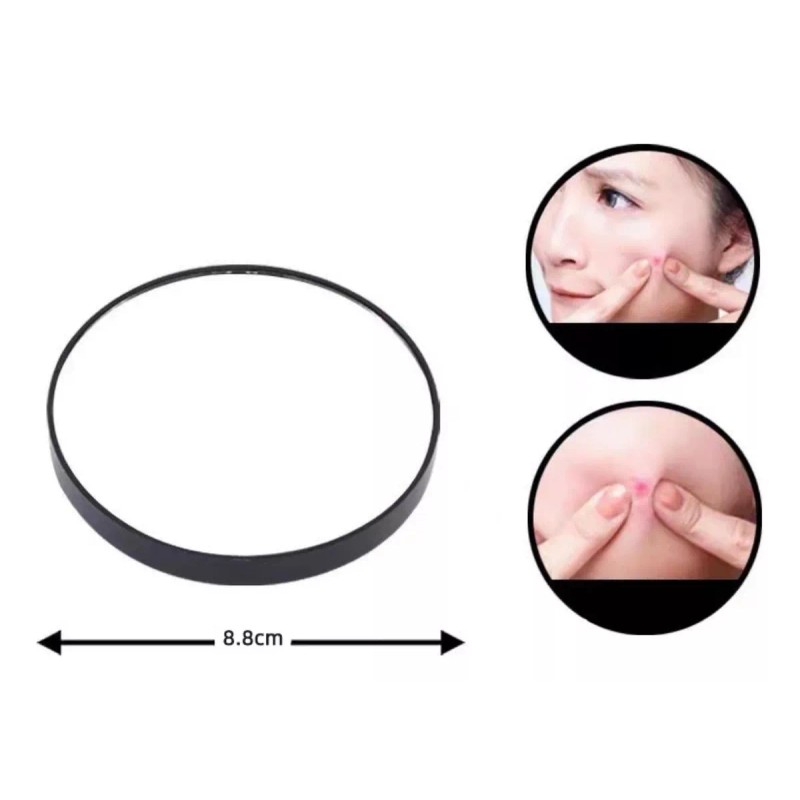 Bella Espejo De Maquillaje Con Aumento Y Pinzas Para Depilar