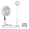 9H Battery Operated Fan Foldable Table Desk Floor Pedestal Fan