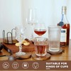 Acacia Wood Coasters for Drinks with Holder Set of 6,