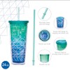 bzyoo SIP 24oz (710ml) Vaso de plástico de doble pared