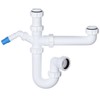 Hulthor Universal Double Bowl Sink Waste Kit - 1.5 &