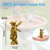 5 Pcs Copper Bath Disk Bird Bath Copper Disk, Copper