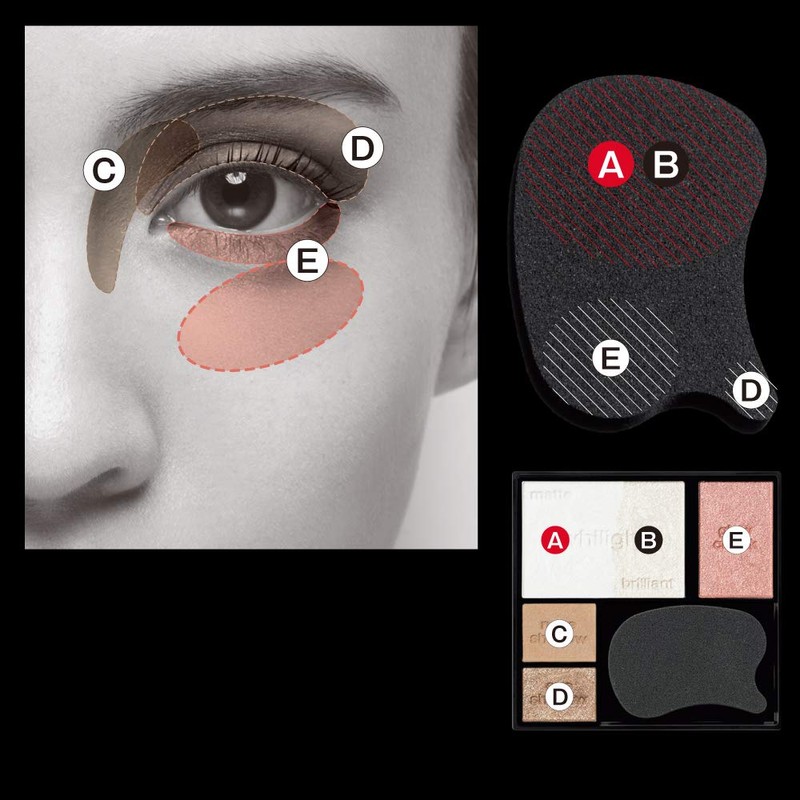 Kate WT-2 White Shaping Palette, Purple White, Eyeshadow