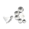 Loimon 10-Piece Stackable Measuring Cups & Spoons Set,Kitchen Essentials for