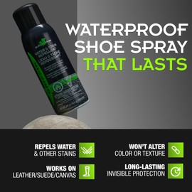 Griffin Shoe Protector Spray – 5.5 Oz – Long-Lasting Water & Stain Repellent – Safe for All Colors – Prevents Salt Damage, Water Repellent Spray, Ideal for Boots, Sneakers, Coats, Gloves & Handbags