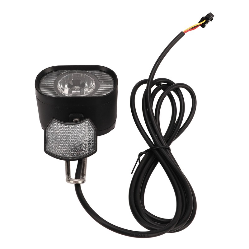 Electric Bike LED Headlight DC 36V to 48V IPX5 Waterproof
