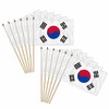South Korea 12x18in Stick Flag - 1 dozen pack