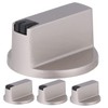 Healeved Stove Knobs Replacement 6mm Gas Stove Metal Knobs Easy