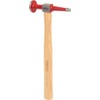 KS Tools 140.2137 Panel beaters pick hammer straight head, round/pointed,