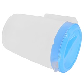 Mikinona Water Pitcher with Lid Tea and Juice Pitcher for Cold Drinks Stylish Design for Home Office Restaurant Convenient Grip for Easy Pouring