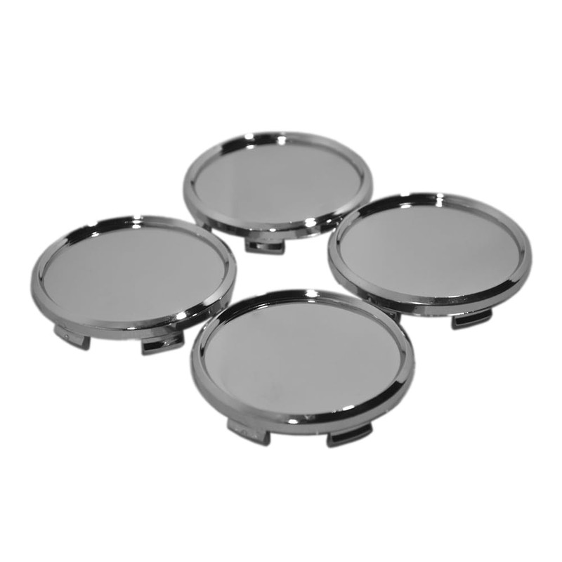 68/63 mm Wheel Centre Cap Hub Cap Universal Chrome Grey