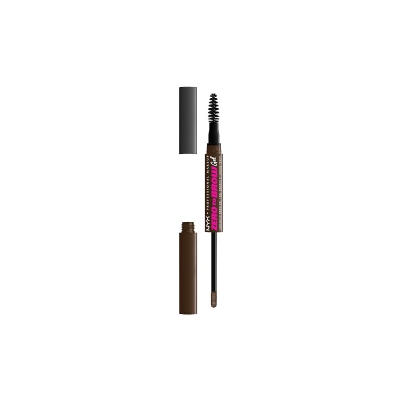 NYX Professional Makeup, Zero To Brow, Gel de Cejas con