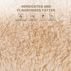 GXCROR Gloves Men Women Fleece Running Gloves Sports Touchscreen Gloves Winter Gloves Suitable for Running, Cycling, Hiking, Skiing