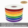 Ivory Ribbon 3/8 Inch x 50 Yards Satin Ribbon Continuous,
