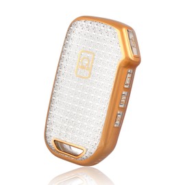 OFF WE GO for Kia Key Fob Cover, Soft TPU Key Case Protection Compatible with Kia K5 Cerato Ceed Forte NIRO Sorento Seltos Sportage Soul Telluride Smart Car Key, White