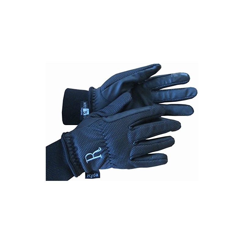 Ryda Ladies Winter Horse Riding Gloves Thermal Thinsulate Windproof +