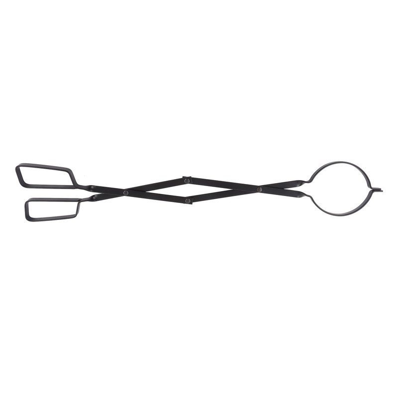 Fireplace Tong Iron Campfire Firewood Tong Log Grabber with Enlarging