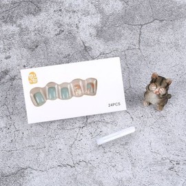 Stick-on Nail Tips R359 Gel Nail Tips Artificial Nails DIY Art Extensions Easy Pedicure Tips Stick-on / 붙이는 네일팁 R359 젤 네일 팁 인조 손톱 셀프 아트 연장 간편한 패디팁 붙이는