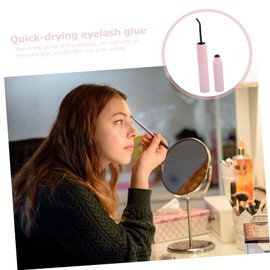 Minkissy 3pcs False Eyelash Fake Eyelashes Eye Lashes False Lashes Bond and Seal Lash Lash and Seal Eyelash Extension Lash for Women Pink Plastic Shell