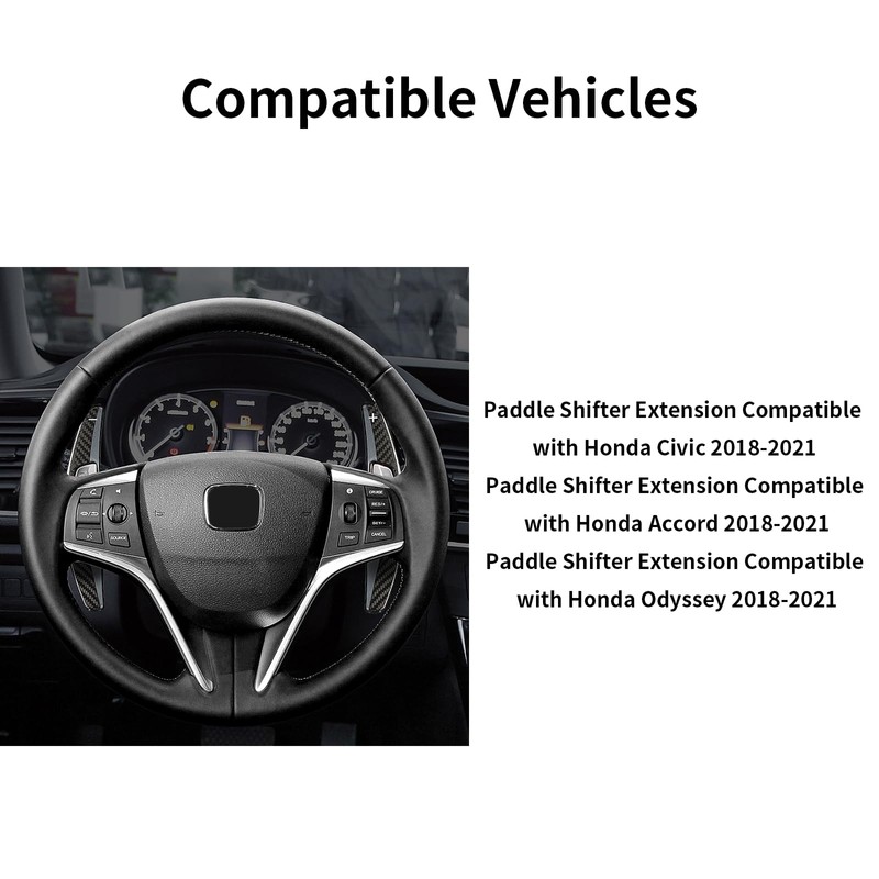 T-carbon Paddle Shifters Extension fits for Acura,Real Carbon Fiber Shift