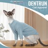 DENTRUN Sphynx Hairless Cats Shirt, Pullover Kitten T-Shirts with Sleeves,