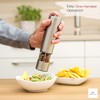 Electric Salt and Pepper Grinder Set - Stainless Steel Battery