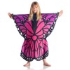 Kanguru, Soft Wearable Blanket Butterfly Shape Reversible Blue and Pink