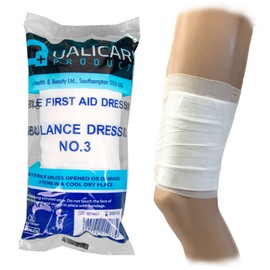 5X Sterile Ambulance No.3 Dressings + Bandages | Deep Trauma/Wound