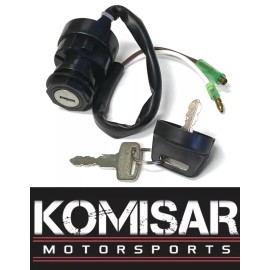 Komisar Motorsports Ignition Key Switch Kawasaki Bayou 400 KLF400 4x4 1996-1999