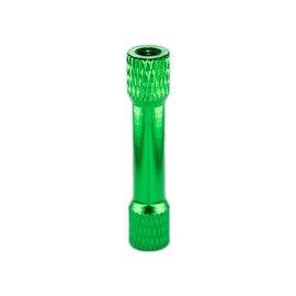 INTGAMX [12PCS] 30mm M3 Knurled Aluminum Standoff, Wide Head Column Spacer Pillar for DIY Parts RC/FPV/Drone Multicopter, Green