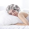 BHAHB 2PCS Satin Hair Bonnet Silk Bonnet for Sleeping Adjustable