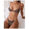 SOLY HUX Bathing Suit for Women Leopard Print Bikini Sets