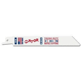 Gator Bi-Metal Reciprocating Saw Blades 6 x 3/4 x .035 24tpi - 10 Pack