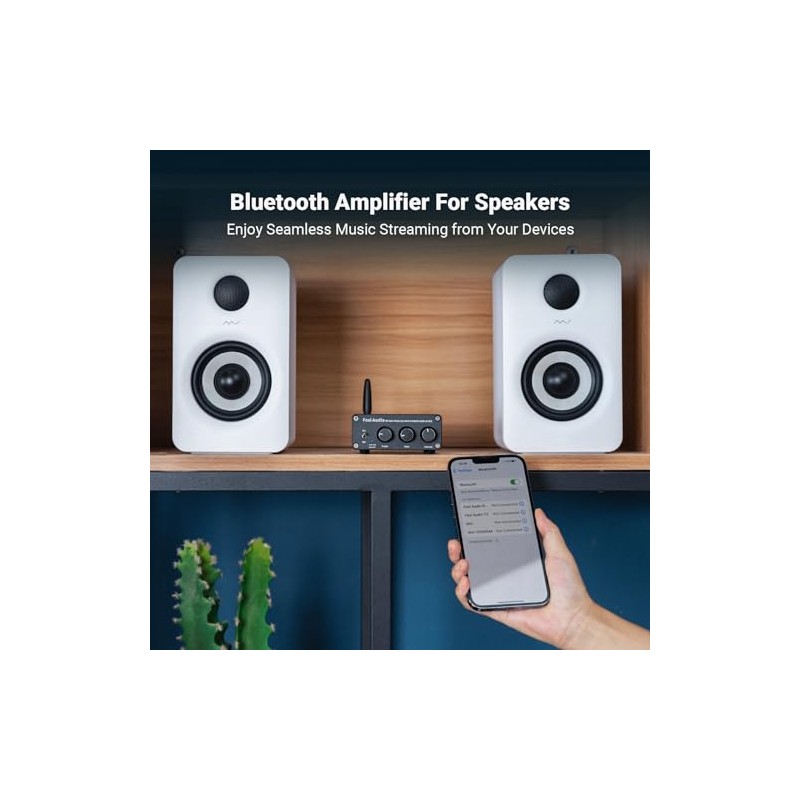 Fosi Audio BT20A Bluetooth 5.0 estéreo audio 2 - Channel