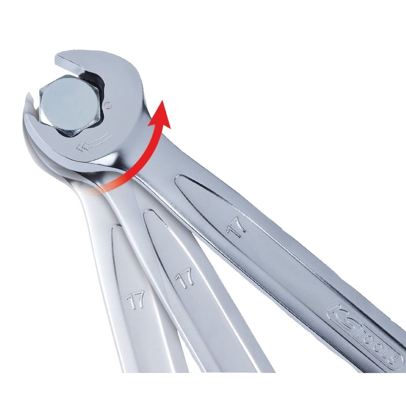 KS Tools 503.5911 DUO GEARplus combination spanner with ratchet mechanism