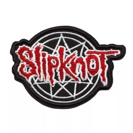Patchwork Paradise Slipknot Heavy Metal Band Logo Embroidered Iron-On Patch