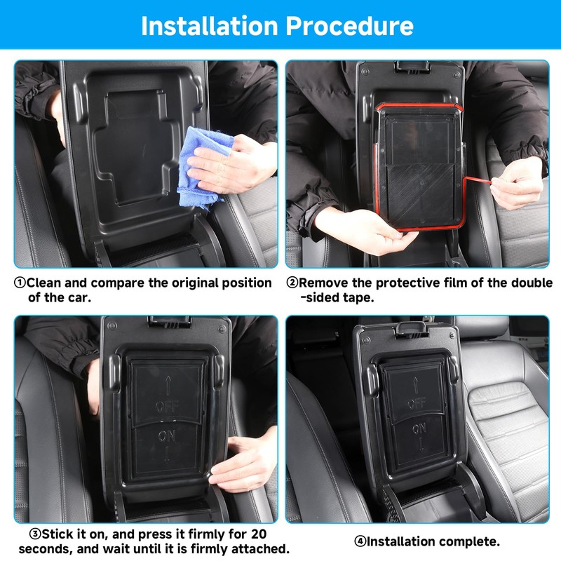 Bercicci 3PCS Center Console Organizer Compatible with Honda CRV 2026