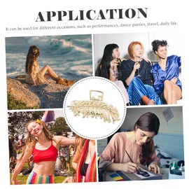 Minkissy Elegant Pearl Hair Claw Clamp Jaw Clips Scrunchies Hair Clips Boys and Girls Fashion Headdress