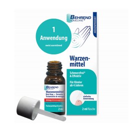 Behrend Wart Remedy for Hand & Foot - Effective Warts Burn Without Pain - Suitable from 4 Years - Hygienic & Safe | Effective warts burns, no pain, suitable from 4 years, hygienic and safe