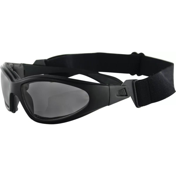 BOBSTER GXR SUNGLASSES BLACK W/SMOKE LENS PART# GXR001