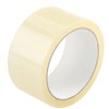 TRIMATT Extra Wide 72 mm 3 Inch Tape - Transparent - Resistant - Close Large or Heavy Boxes - Moving Shipping Packaging