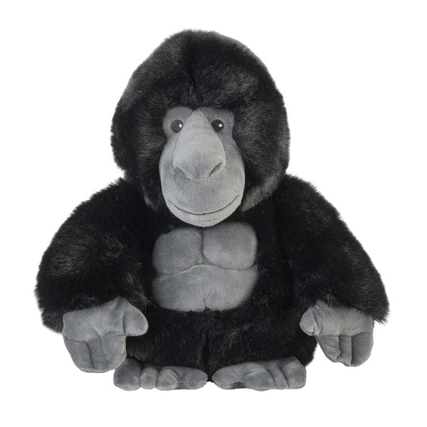Warmies® Heat Cushion / Soft Toy "Gorilla" Millet Lavender Filling 35 cm 800 g Black