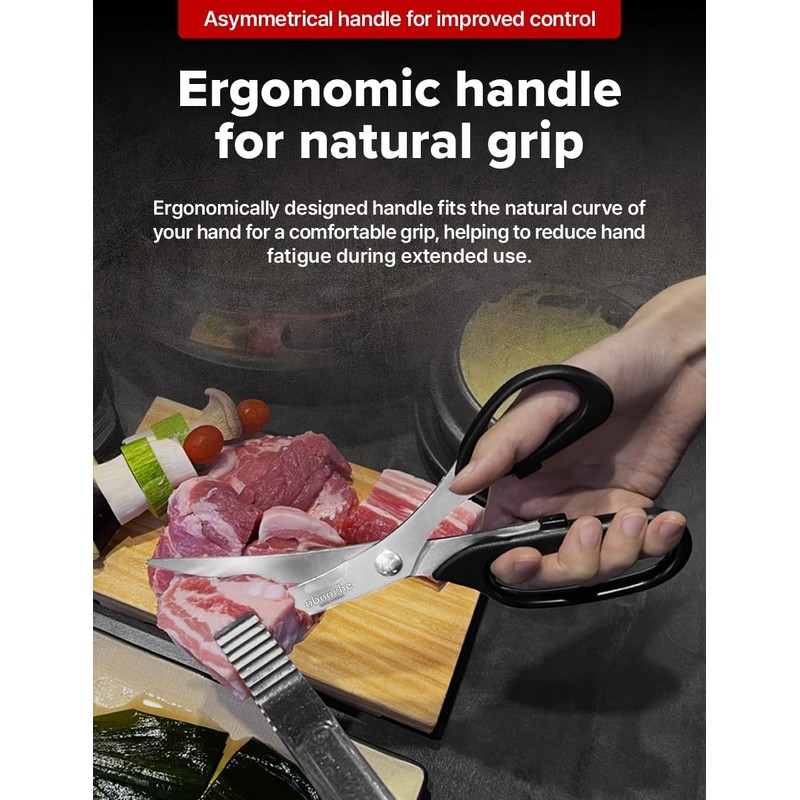 Made in Korea Korean BBQ Scissors Stainless Steel Kitchen Meat