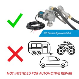 GPI Overhaul Kit for EZ-8 Fuel Transfer Pump Manufactured on or Before Jan. 8, 2016, Motor Shaft Key, Two Gears, and Replacement Seals (13750005)