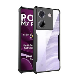 POCO M7 Pro 5G Case, AFINER, Lightweight, Ultra-thin, TPU+PC Transparent Cover, For POCO M7 Pro 5G, Shockproof, Shock Absorption, Anti-Fingerprint, Anti-Scratch, Lens Protection, Easy to Put on and