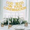 God Bless On Your Confirmation Banner - Baptism Baby Shower
