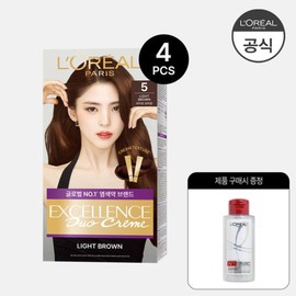 Choose 1 of 9 L’Oreal Excellent Duo Cream hair dyes (+ 100ml free BR shampoo) / 로레알 4개 엑셀랑스 듀오크림 염색약 9종 중 택1(+증정 BR 샴푸 100ml)