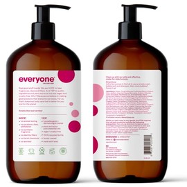 Everyone Everyone Kids Soap 3 in 1, Berry Blast 32 fl oz - Bubble Bath for Kids Body Wash and Shampoo - Gentle & Hypoallergenic - Bubble Bath Soap for Kids 3 in 1 Body Wash and Shampoo - Vegan & Cruelty-Free