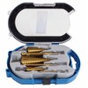 Step Drill Bit Set 6-Piece Titanium Taper Drill HSS TIN