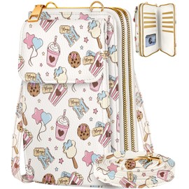 Miss Adola Cell Phone Purse for Women - Cute Leather Small Crossbody Bags for Girls Ladies Purse Wallet with Adjustable Strap Zipper and Card Slots, Cartoon